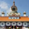 14. Gebete für den Weltfrieden in Lumbini, Nepal Lotus Stupa1