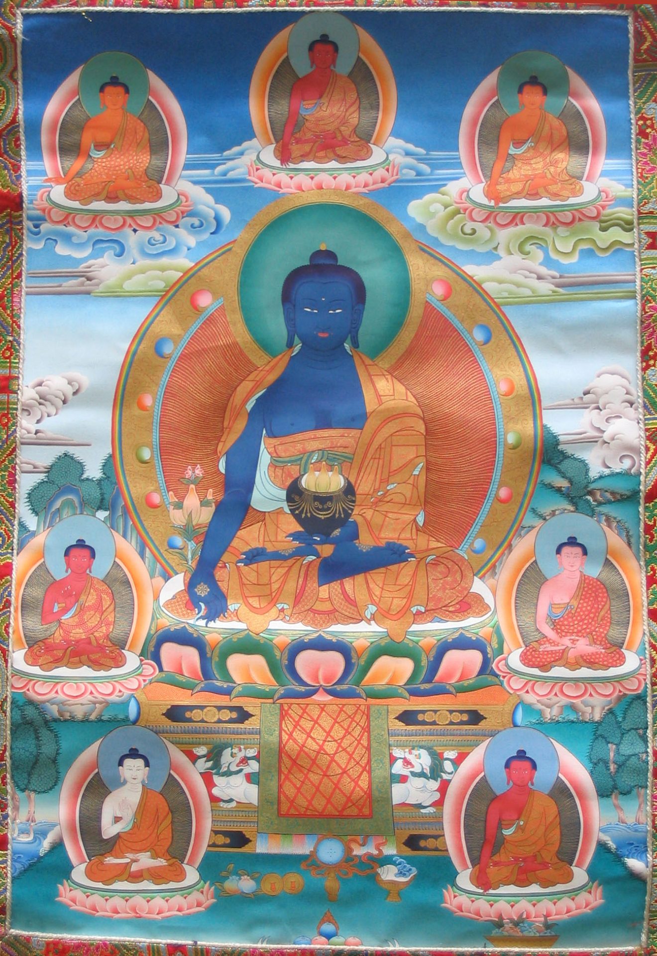 8 Medizin Buddhas Nepal