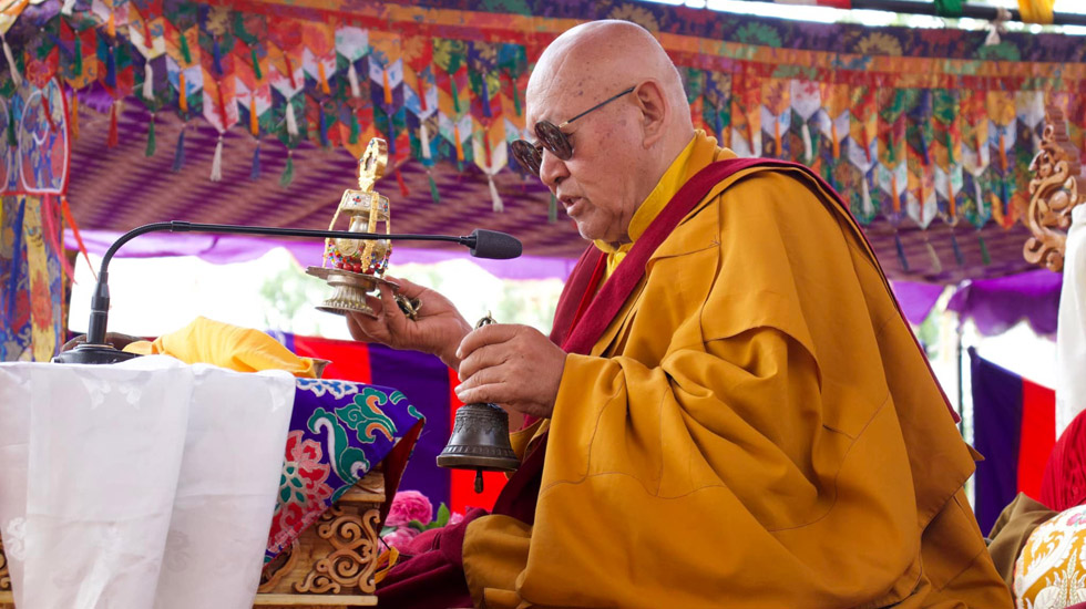 Shravasti-Meditation mit S.H. Drikung Kyabgön vom 27.6.-2.7. in Tserkarmo, Ladakh